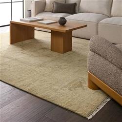 Nikita Fayola Global Green Wool Medallion Patterned Hand Knotted Rug - 6'x9'|