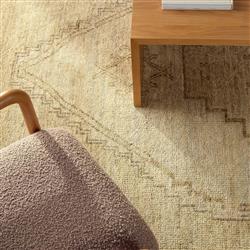 Nikita Fayola Global Green Wool Medallion Patterned Hand Knotted Rug - 6'x9'|