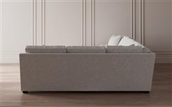 Avery Heathered Ivory Performance U-Chaise Sectional - Left Chaise - 145&quot;|