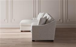 Avery Heathered Ivory Performance Chaise Sectional - Left Chaise - 110&quot;|