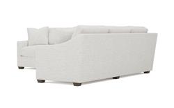 Avery Heathered Ivory Performance Corner Sectional - Left End - 111&quot;|