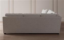 Avery Heathered Ivory Performance Corner Sectional - Left End - 111&quot;|