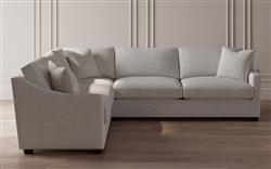 Avery Heathered Ivory Performance Corner Sectional - Right End - 111&quot;|