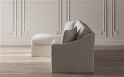 Avery Sea Salt Performance Slipcovered Chaise Sectional - Left Chaise - 110&quot;|
