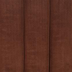 Leo Mid Century Modern Auburn Brown Velvet Ottoman|