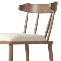 Bella Modern Classic Cream Performance Windsor Counter Stool|