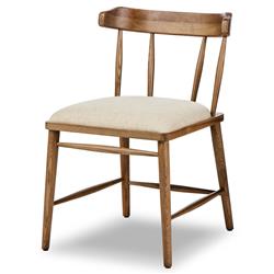 Bella Modern Classic Cream Performance Windsor Dining Side Chair|