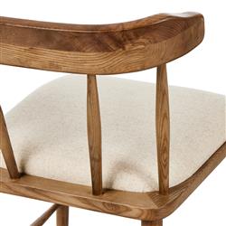 Bella Modern Classic Cream Performance Windsor Dining Side Chair|