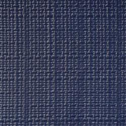 Worlds Away Blanche Regency White Marble Navy Linen Double Vanity Sink - 60"|