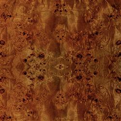 Worlds Away Harris Modern Classic Dark Burl Wood Antique Brass Etagere|