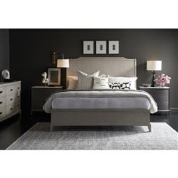 Celia Modern Classic Brown Oak Bed - Queen|