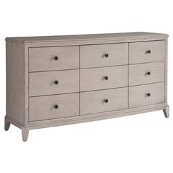 Chelle French Country Brown Oak Dresser|