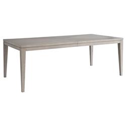 Chelle French Country Brown Oak Rectangular Extendable Dining Table - 84-120"|