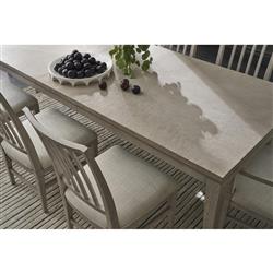 Chelle French Country Brown Oak Rectangular Extendable Dining Table - 84-120"|