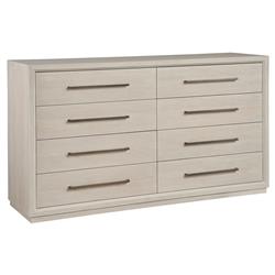 Hubbard Modern Classic White Oak Wood Double Dresser|