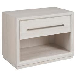 Hubbard Modern Classic White Oak Wood Nightstand|