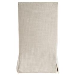 Gerald Modern Classic Beige Slipcovered Dining Arm Chair|