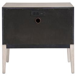 Iris Modern Classic Brown Oak Nightstand|