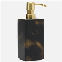 Pigeon and Poodle Duluth Global Swirled Black Resin Soap Pump|