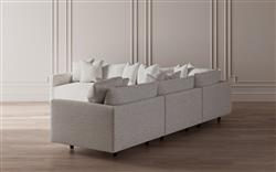 Toulouse Wheat Modular 5-Piece Corner Sectional - 129&quot;|