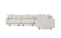 Toulouse Pearl Modular 5-Piece Corner Sectional - 129"|