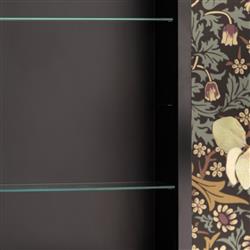 Alaina Modern Classic Black Arched Medicine Cabinet Mirror|