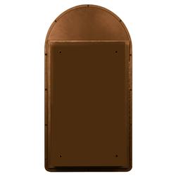 Alaina Modern Classic Gold Arched Medicine Cabinet Mirror|