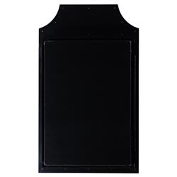 Serene Hollywood Regency Black Medicine Cabinet Mirror|