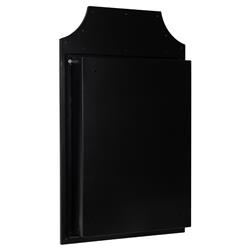 Serene Hollywood Regency Black Medicine Cabinet Mirror|