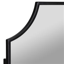 Serene Hollywood Regency Black Medicine Cabinet Mirror|