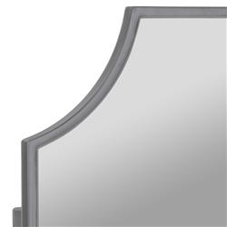 Serene Hollywood Regency Silver Medicine Cabinet Mirror|