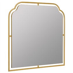 Amy Hollywood Regency Gold Mantle Wall Mirror|