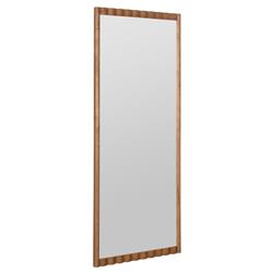 Milani Coastal Beach Natural Wood Full Length Floor Mirror|