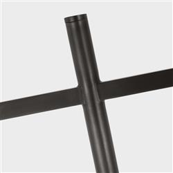 Visual Comfort Hackney Modern Bronze Cordless Bridge Arm Floor Lamp|