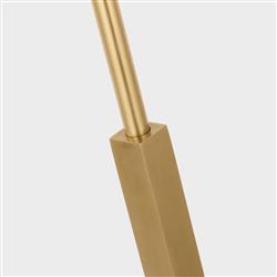 Visual Comfort Hackney Modern Classic Antique Brass Cordless Floor Lamp|