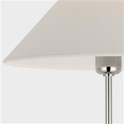 Visual Comfort Hackney Modern Classic Polished Nickel Cordless Floor Lamp|