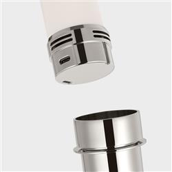 Visual Comfort Hackney Modern Classic Polished Nickel Cordless Floor Lamp|