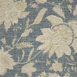 Gracie French Country Indigo Floral Decorative Throw Pillow - 20x20|