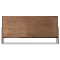 Hadley Rustic Lodge Brown Wood Double Dresser|