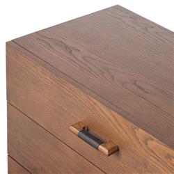 Hadley Rustic Lodge Brown Wood Double Dresser|