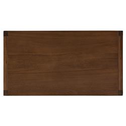 Timmy Rustic Lodge Brown Acacia Wood Nightstand|