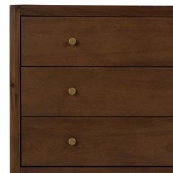 Timmy Rustic Lodge Brown Acacia Wood Nightstand|