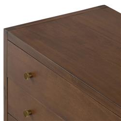 Timmy Rustic Lodge Brown Acacia Wood Nightstand|