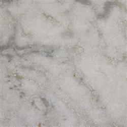 Marion Updated Traditional White Marble Brown Reclaimed Wood Wide Nightstand|