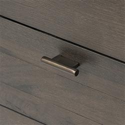 Genesis Rustic Lodge Smoked Black Oak Double Dresser|