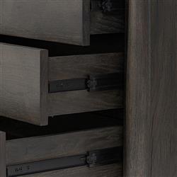 Genesis Rustic Lodge Smoked Black Oak Nightstand|