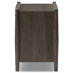 Genesis Rustic Lodge Smoked Black Oak Nightstand|