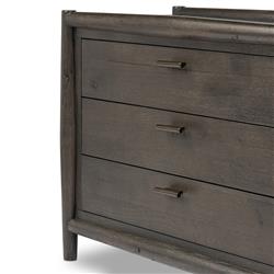 Genesis Rustic Lodge Smoked Black Oak Nightstand|