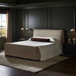 Stanley Modern Classic Beige Performance Bed - Queen|