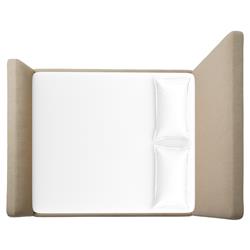 Stanley Modern Classic Beige Performance Bed - Queen|